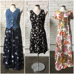 1990s, 00s Dresses (grunge, floral, "All That Jazz") WAREHOUSE ONLY